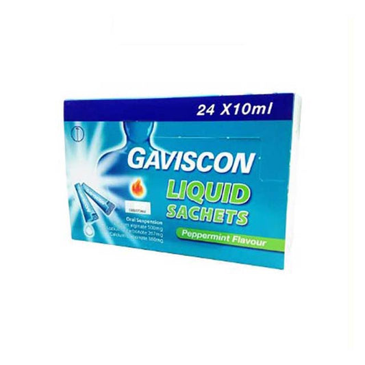 GAVISCON LIQUID SACHET 10ML 24S