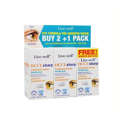 LIVE WELL OCCUSHARP 30SX3 FOC OCCUGARD 10S