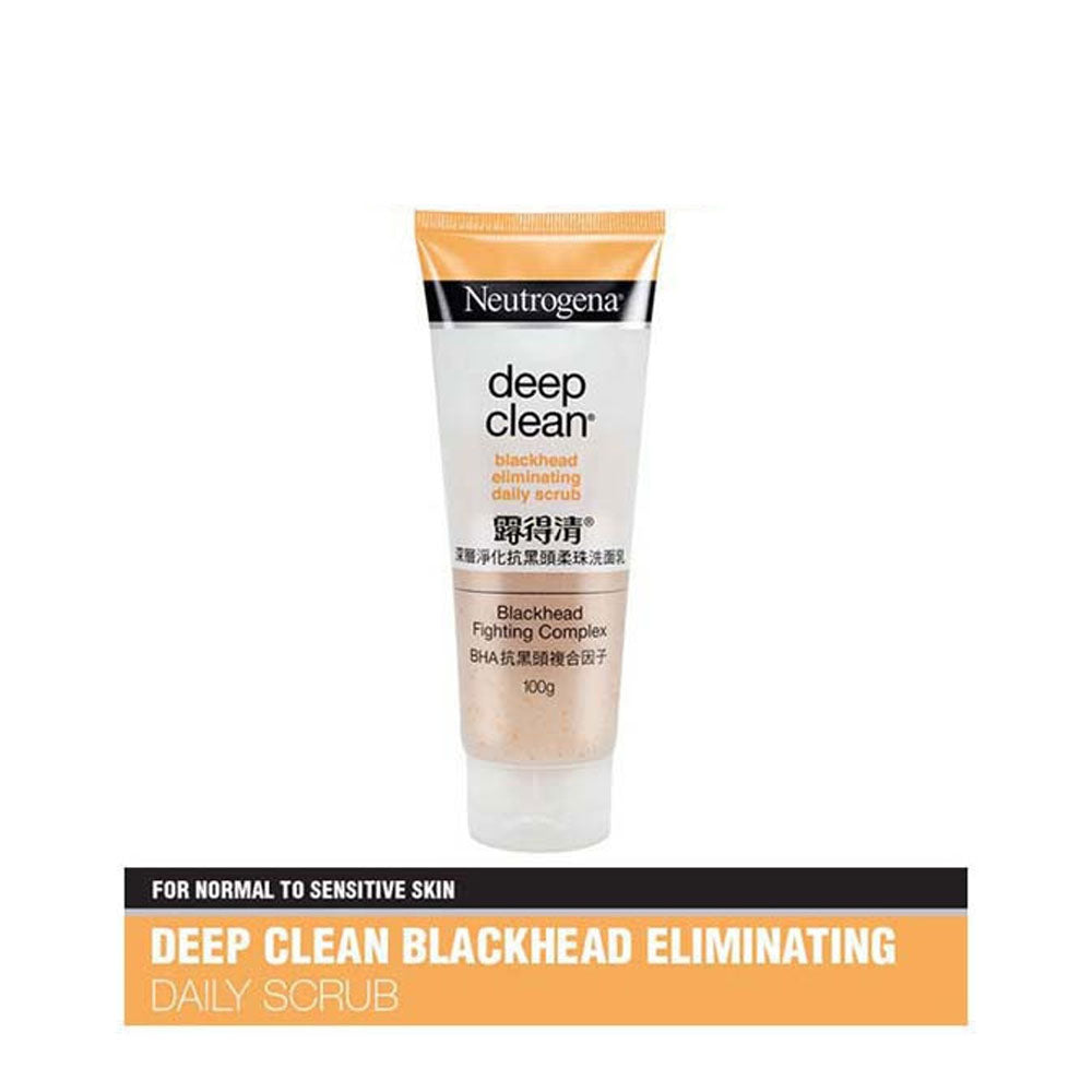 NEUTROGENA DEEP CLEAN BLACK HEAD ELIMINATING SCRUB 100G