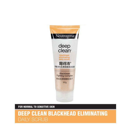 NEUTROGENA DEEP CLEAN BLACK HEAD ELIMINATING SCRUB 100G