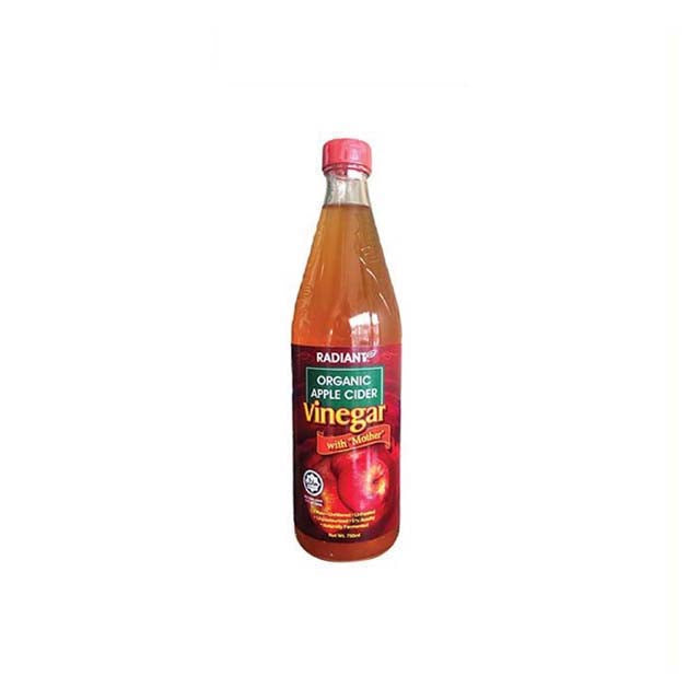 RADIANT ORGANIC APPLE CIDER VINEGAR 750ML