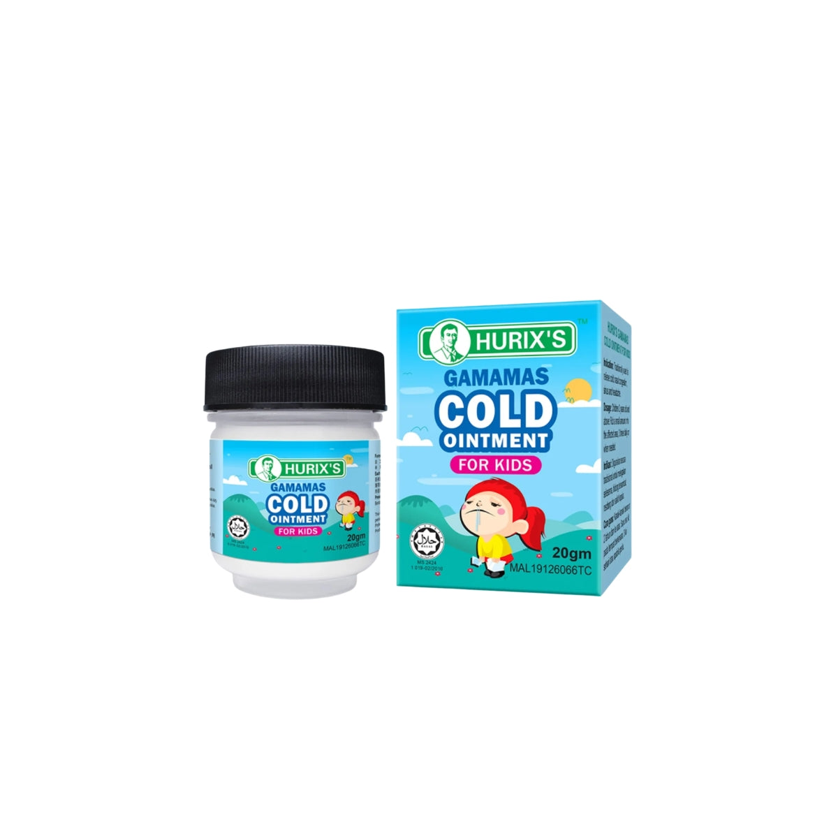 HURIXS GAMAT RUB COOL 20G