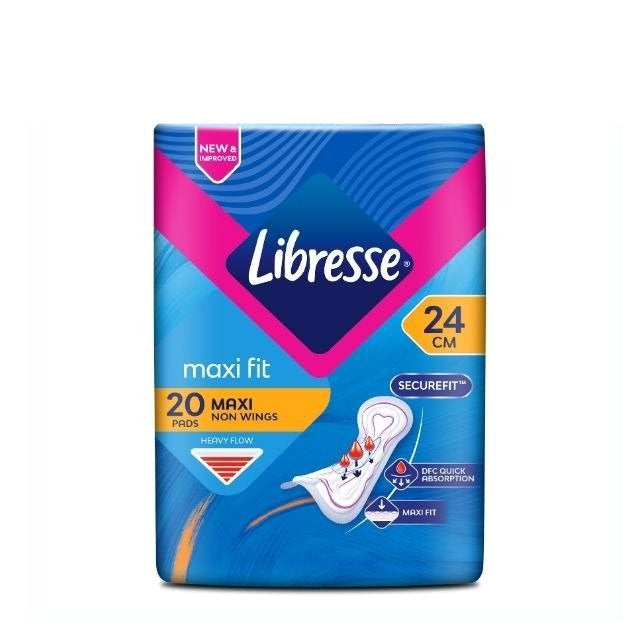 LIBRESSE MAXI NON WING 24CM 20S