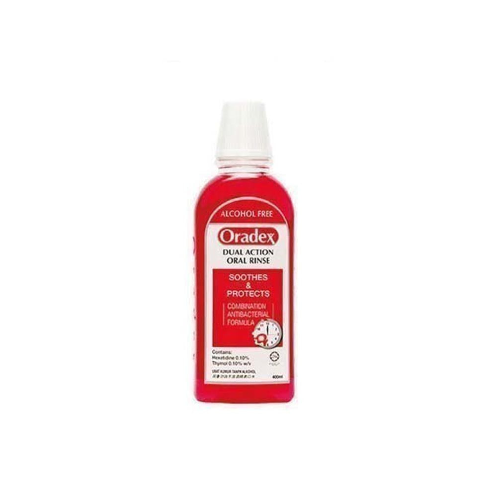 ORADEX DUAL ACTION MOUTHWASH 400ML