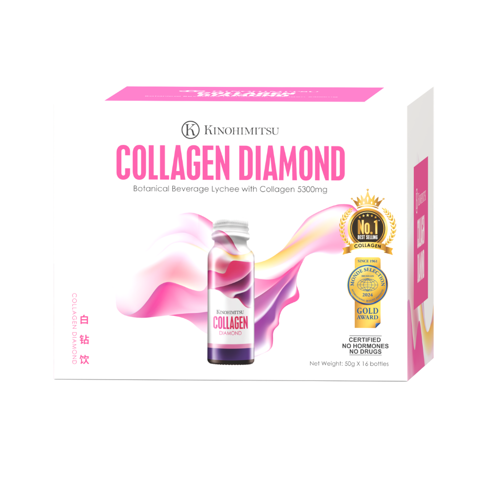 KINOHIMITSU JPAN COLLAGEN DIAMOND 5300MG DRINK 50ML 16S+PREMIUM