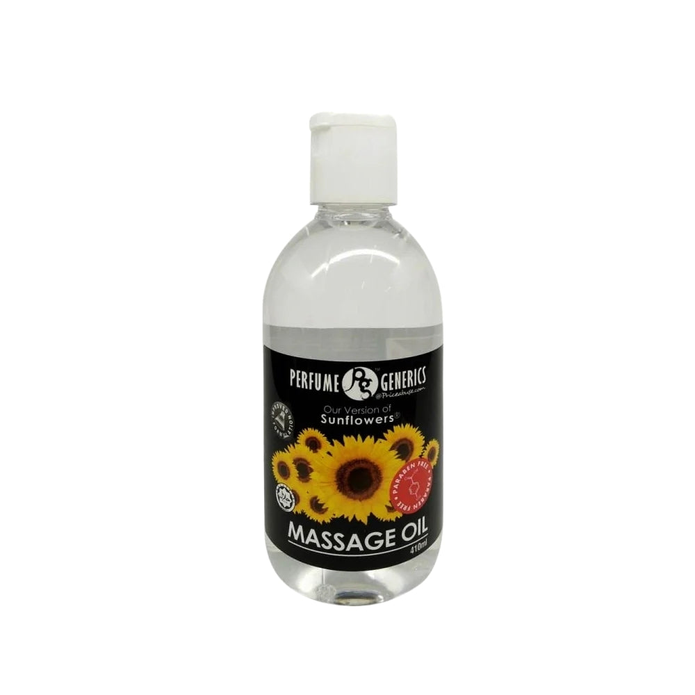 PERFUME SUNFLOWERS MASSAGE OIL 410ML