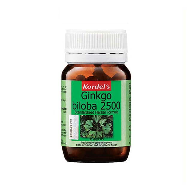 KORDELS GINKGO BILOBA 2500MG 30S