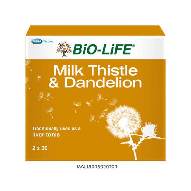 BIO-LIFE MILK THISTLE & DANDELION TAB 30SX2