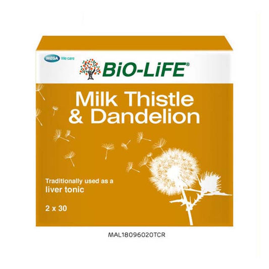 BIO-LIFE MILK THISTLE & DANDELION TAB 30SX2