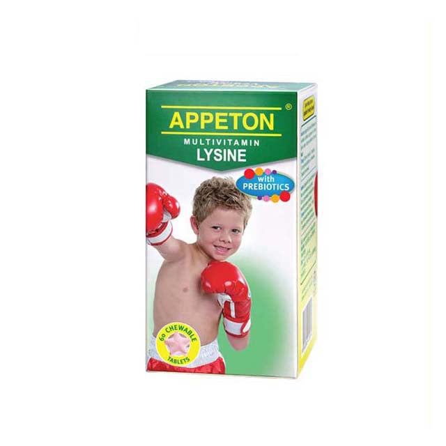 APPETON MULTIVITAMIN LYSINE WITH PREBIOTICS 60S