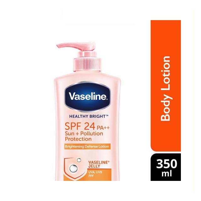 VASELINE BODY LOTION HEALTHY BRIGHT SPF24 350ML