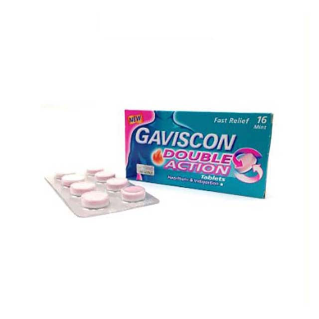 GAVISCON DOUBLE ACTION TAB 16S