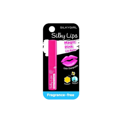 SILKY LIPS MAGIC PINK LIP BALM 1.6G FRAGRANCE FREE