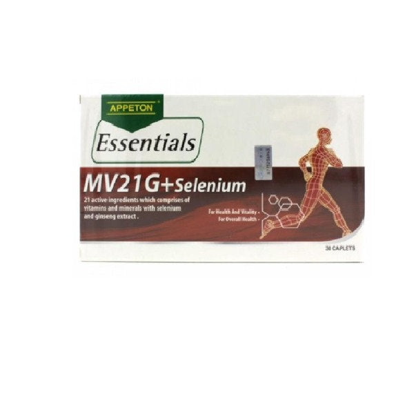 APPETON ESSENTIALS MULTIVITAMIN 21G + SELENIUM 30S