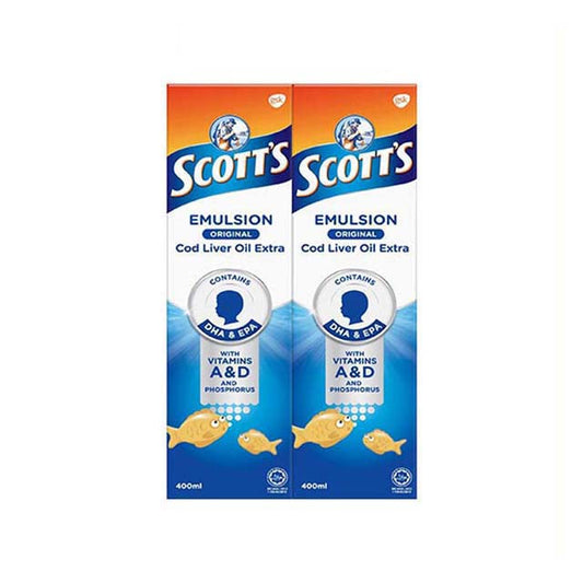 SCOTTS EMULSION ORIGINAL REGULAR 400MLX2