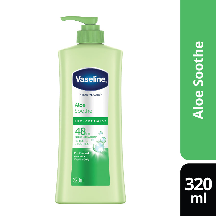 VASELINE BODY LOTION INTENSIVE CARE ALOE SOOTHE 320ML
