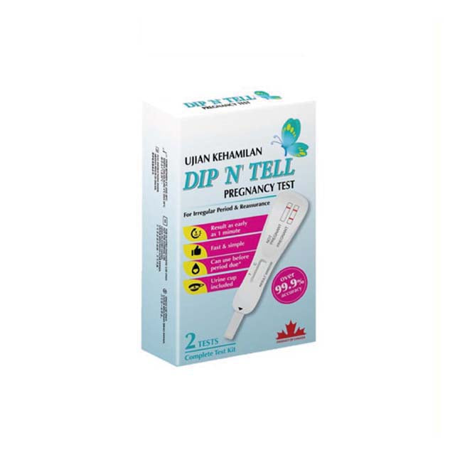 DIP N TELL PREGNANCY TEST 2S