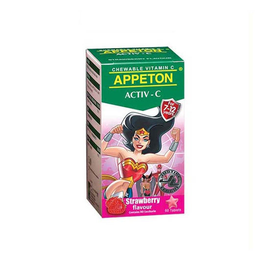 APPETON VITAMIN C 100MG STRAWBERRY 60S