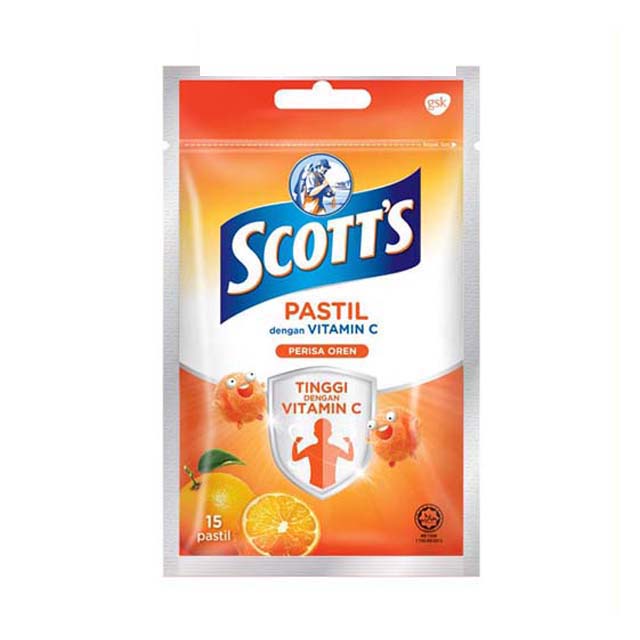 SCOTTS VITAMIN C ORANGE 15S