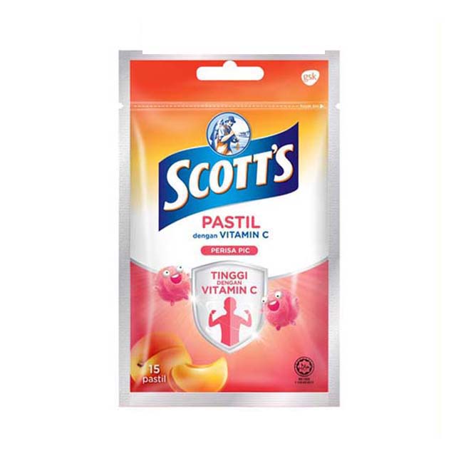 SCOTTS VITAMIN C PEACH 15S