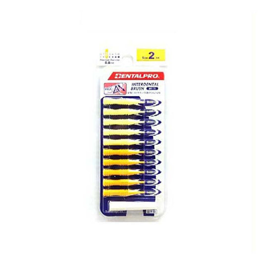 DENTALPRO INTERDENTAL BRUSH SIZE-2 10S
