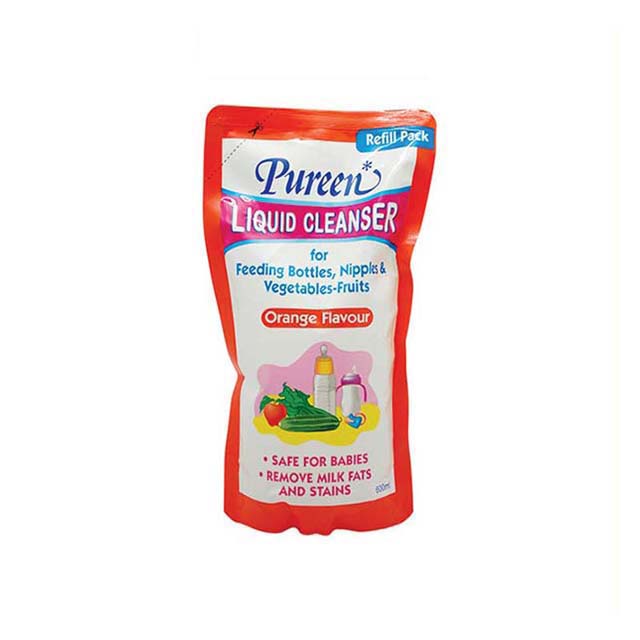 PUREEN LIQUID CLEANSER ORANGE REFILL 600ML