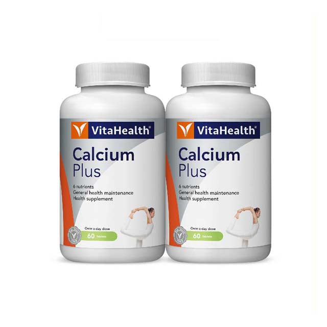 VITAHEALTH CALCIUM PLUS TAB 60SX2
