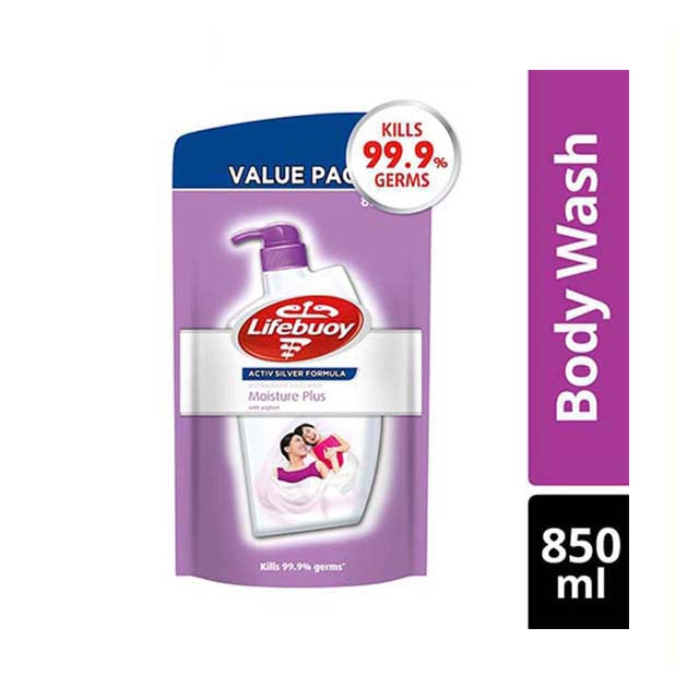 LIFEBUOY BODY WASH MOISTURE PLUS REFILL 800ML