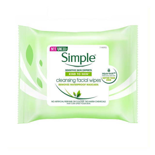 SIMPLE FACIAL CLEANSING WIPES 7S