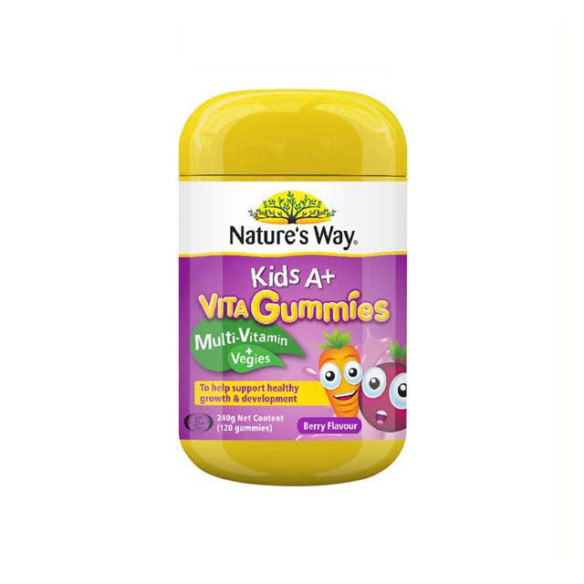 NATURES WAY KIDS A+ VITA GUMMIES MULTIVITAMIN 120S
