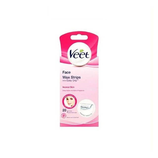 VEET FACIAL WAX STRIPS 20S