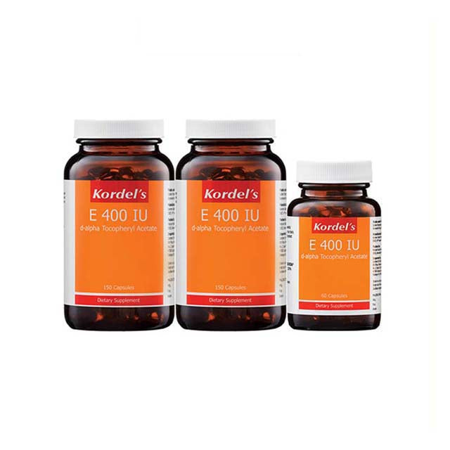 KORDELS VITAMIN E 400IU 150SX2 + 60S (2ND@RM1)