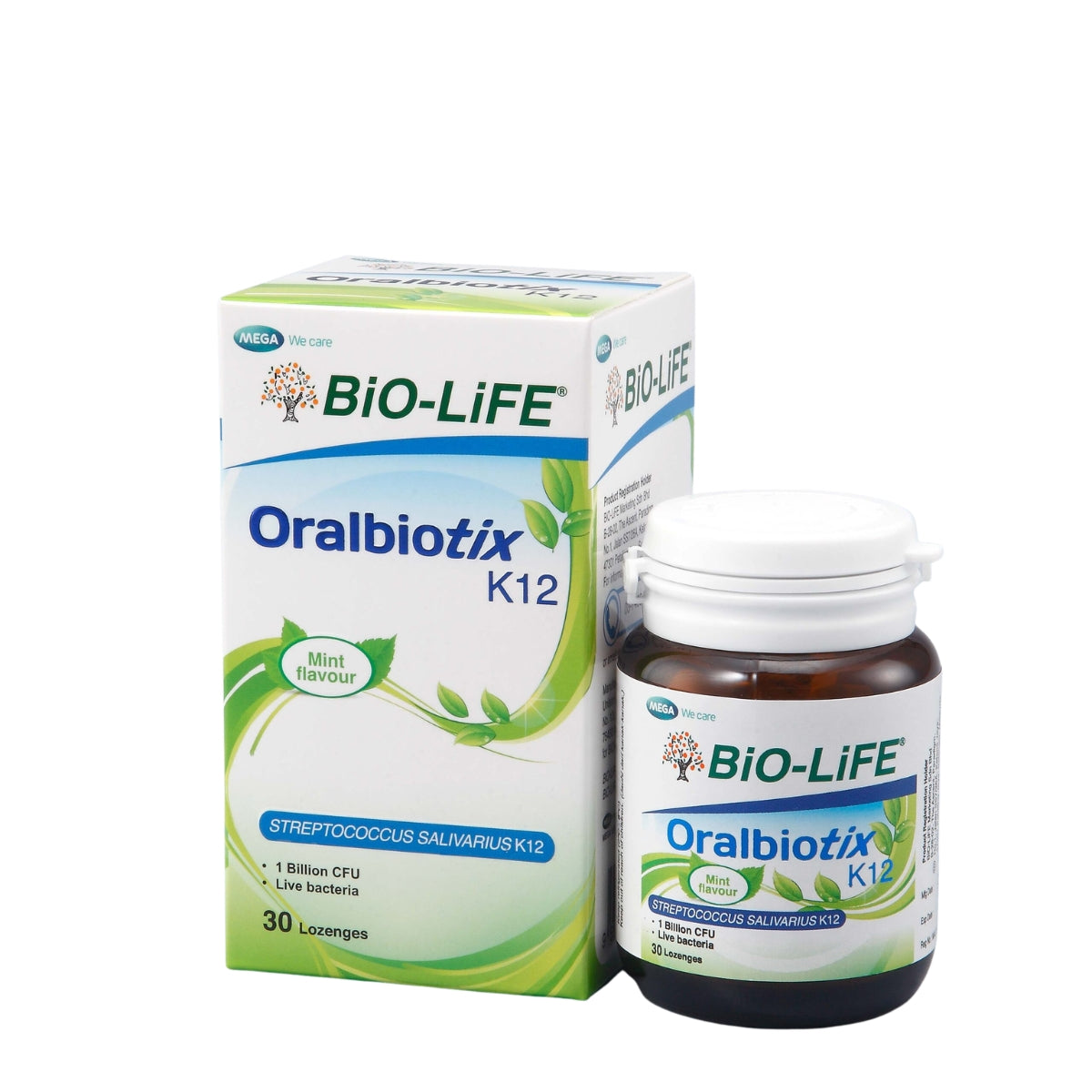 BIO-LIFE ORALBIOTIX K12 LOZENGE MINT 30S