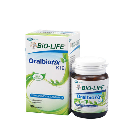 BIO-LIFE ORALBIOTIX K12 LOZENGE MINT 30S