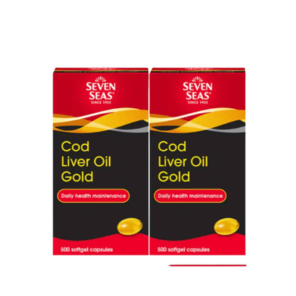 SEVEN SEAS COD LIVER OIL GOLD 500SX2