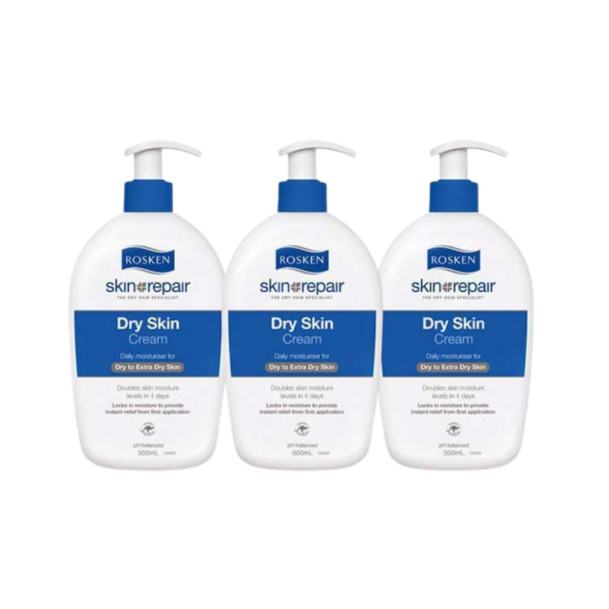 ROSKEN SKIN REPAIR DRY SKIN CREAM 500ML 3S