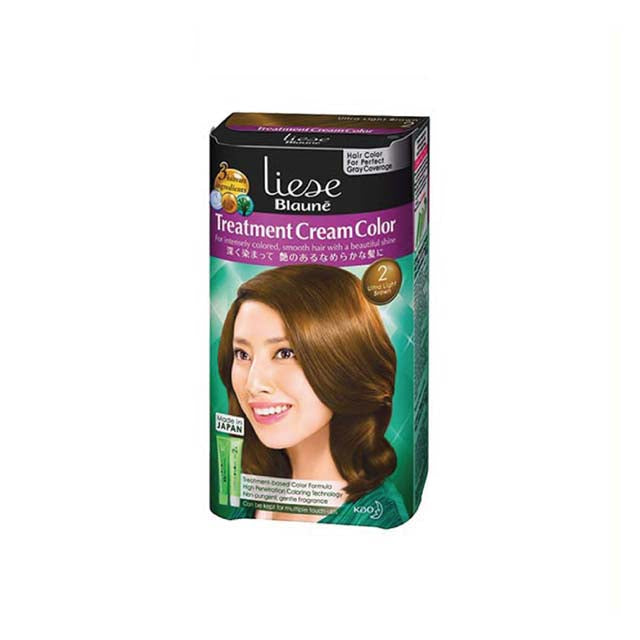 LIESE BLAUNE TREATMENT CREAM HAIR COLOR-ULTRA LIGHT BROWN KT2 X24