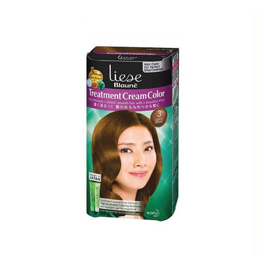LIESE BLAUNE TREATMENT CREAM HAIR COLOR-LIGHTER BROWN KT3 X24
