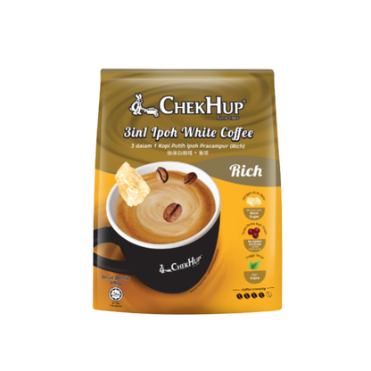 CHEK HUP 3IN1 WHITE COFFEE KING SACHET 40G 12S