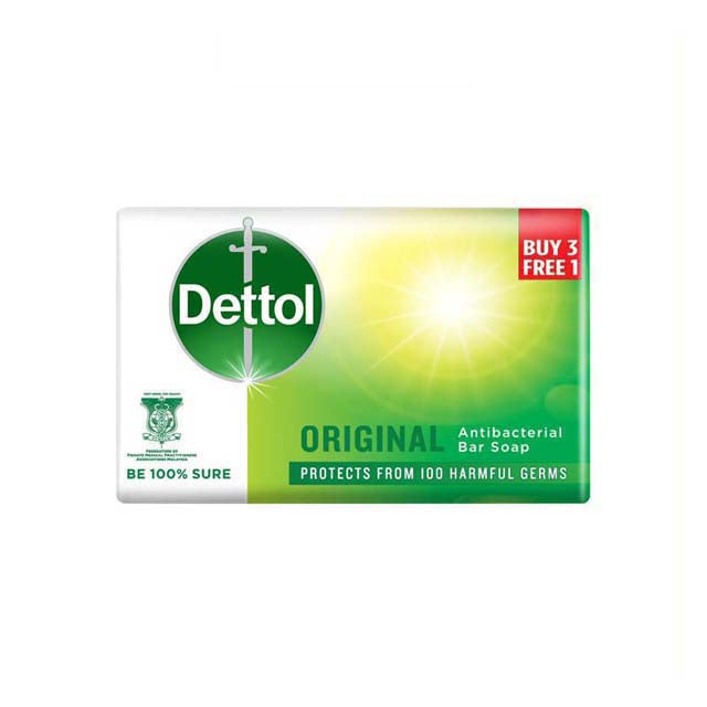 DETTOL BAR SOAP ORIGINAL ORIGINAL100G 4S