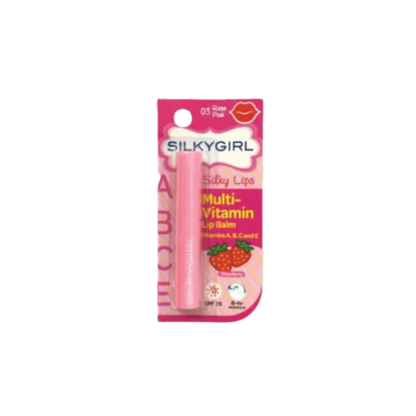 SILKY LIPS MULTI VITAMIN LIP BALM 03ROSE PINK 1.5G