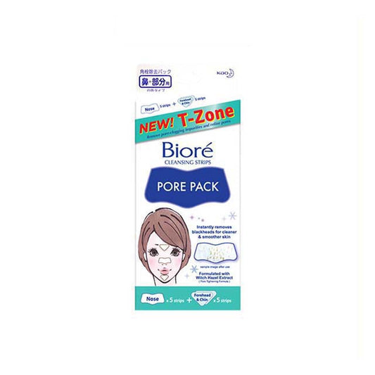 BIORE PORE PACK T-ZONE STRIP 10S