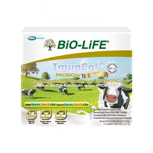 BIO-LIFE IMUNCOL+ PROBIOTIX GOLD SACHET 2.6G 14S