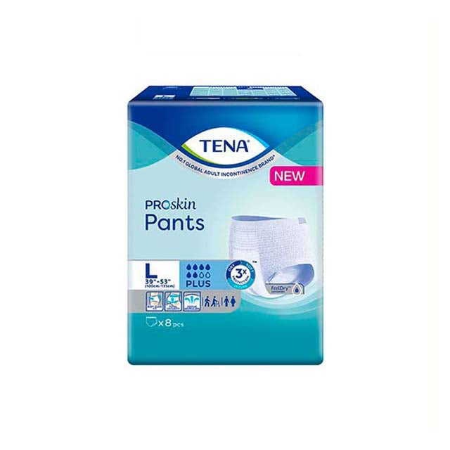 TENA PANTS PLUS PROSKIN L 8S