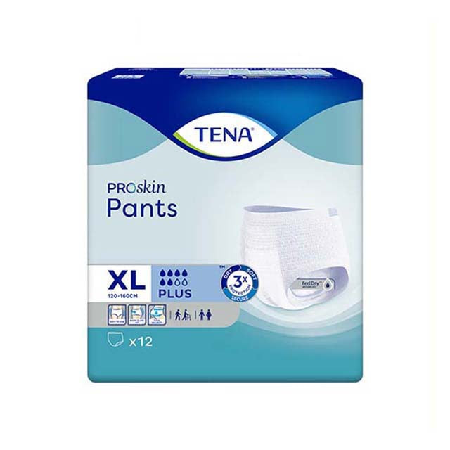 TENA PANTS PLUS PROSKIN XL 12S