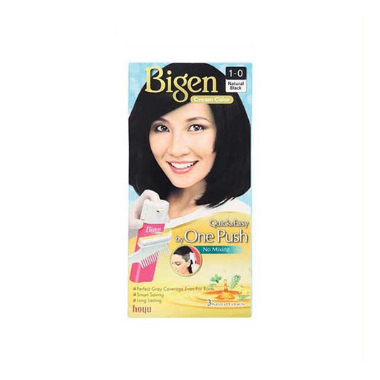 BIGEN ONE PUSH HAIR COLOR 1-0 NATURAL BLACK