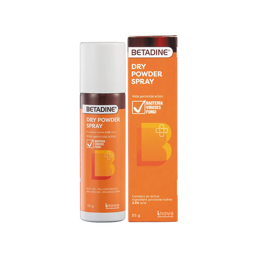 BETADINE DRY POWDER SPRAY 55G