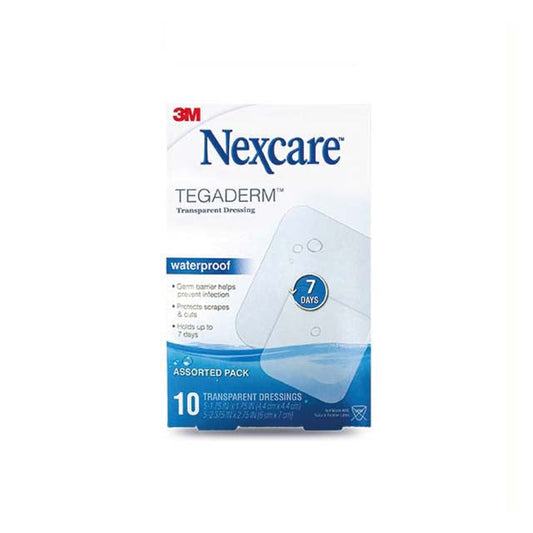 3M NEXCARE TEGADERM WATERPROOF DRESSING 10S