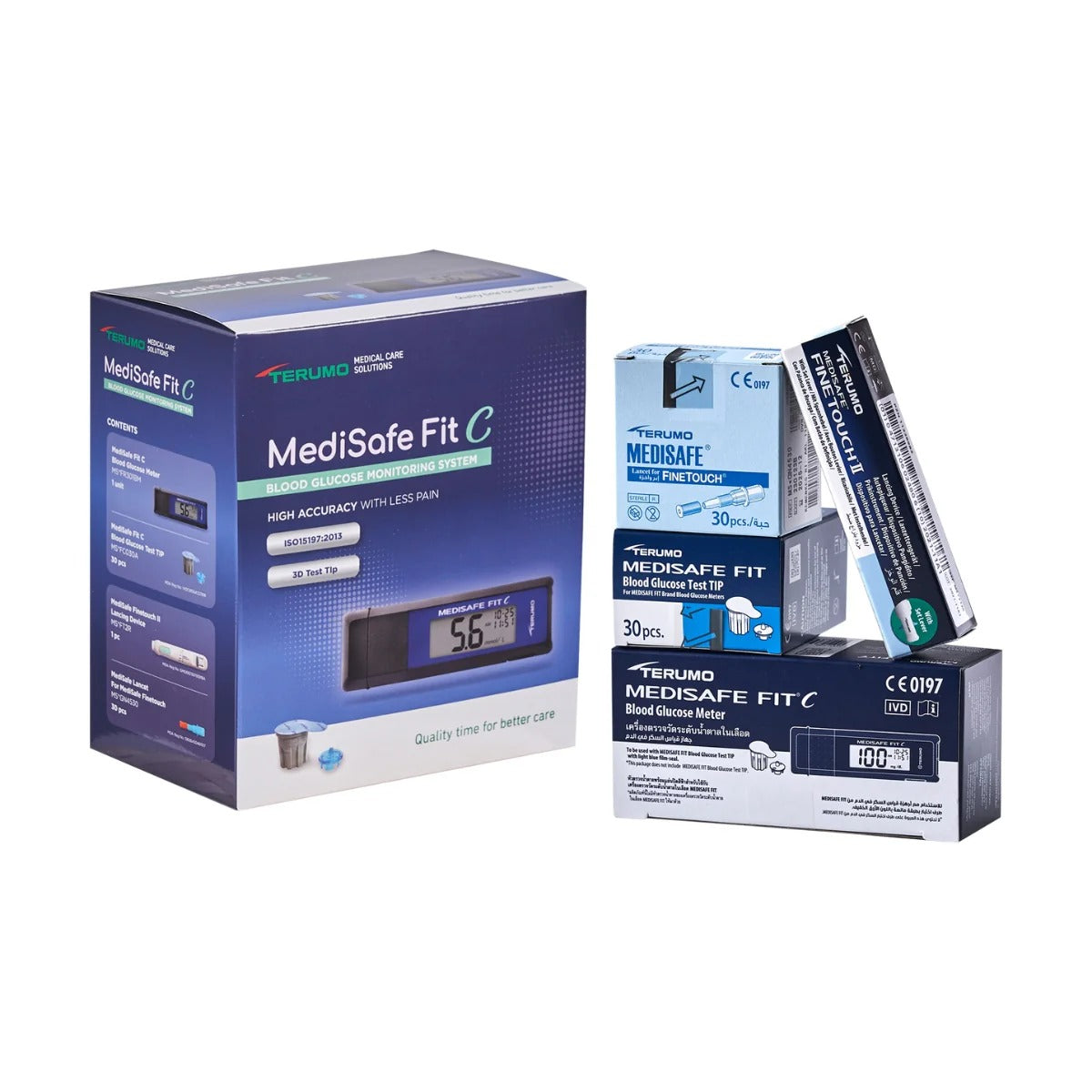 TERUMO BLOOD GLUCOSE MONITORING SYSTEM WITH STRIP 30S + LANCET 30S