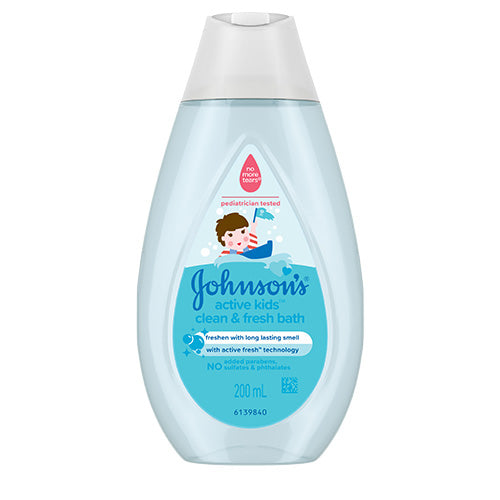 JOHNSONS BABY ACTIVE FRESH BATH 200ML